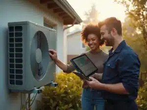 Photo pompe-chaleur-air-eau-economie-energie