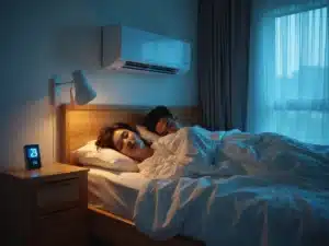 Photo climatisation-chambre-sommeil-frais-silencieux