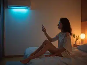 Photo climatiseur-chambre-silencieux-economies-energie